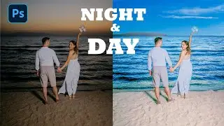 DAY to NIGHT Photo Editing Secrets EXPOSED! | Convert Night Scene to Day Time in Adobe Photoshop