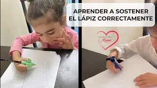 CÓMO ENSEÑAR A TU HIJO A SOSTENER CORRECTAMENTE EL LÁPIZ | 2 TÉCNICAS