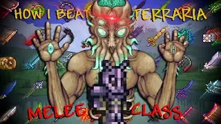 How I Like To Beat MASTER MODE Terraria With The MELEE CLASS!