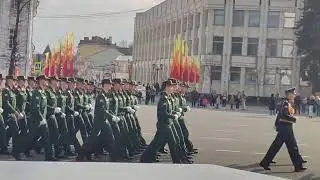 Репетиция Парада к 9 мая 2022 года в Ярославле.