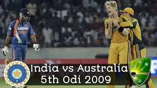2009-10 India v Australia 5th ODI at Hyderabad Nov 5th 2009