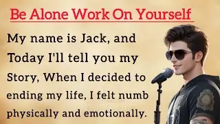 Learn English Through Story Level 1 | Be Alone Work On Yourself 🔥 | Graded Reader | Listen And Speak