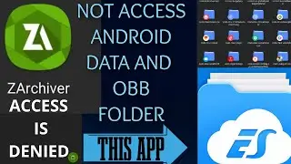HOW TO FIX Access is denied in ZArchiver | How to Open/Access Android data & obb in Android 11/12