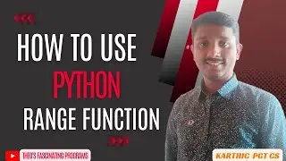 Range functions in python #Theosfascinatingprograms #Mr_Karthic_pgt_cs #python #programming