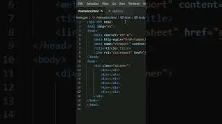 Box spinning animation using html and css 