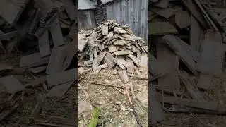 демонтаж сарая и уборка територии на участке.#дача #новыйгод2024 #новая #строительство #услуги #мы