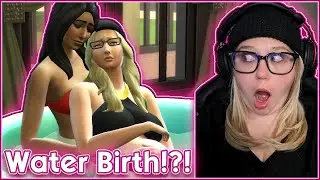 WATER BIRTH?!?! 😍|| PandaSama Childbirth Mod! Sims 4