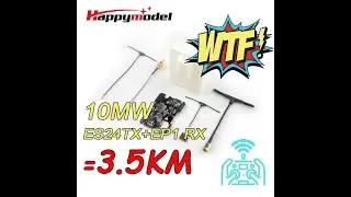 WTF! Happymodel ExpressLRS ELRS 2.4GHz hardware ES24TX and EP1 RX range test over 3.5KM @10mw 250HZ