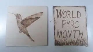 World of pyrography month! Day 1