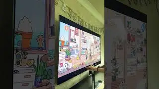 Toca boca on the TV 