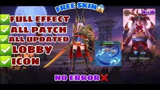 FREYA - Raven Shogun Epic Skin Script NO PASSWORD! | + Backup File | MLBB✔