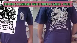 Criando e estampando uma estampa de camisa parte 1