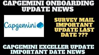 Capgemini Onboarding update news |New joining date announce|Exceller update latest last date ???