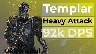 ESO Templar: Two Bar Heavy Attack Build | No Oakensoul
