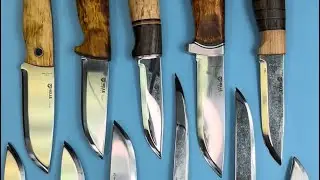 The shiniest bunch of knives from Helle Norway. 
