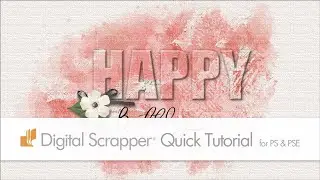 Clipped Composite Layer Title -- FREE Tutorial for PS & PSE