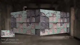 📸 Broken tile - 02, TEXTURE for 3Ds Max, Unreal Engine, Unity