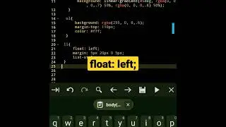 float: left; | css tutorial 