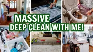 2021 MASSIVE DEEP CLEAN WITH ME! | EXTREME CLEANING MOTIVATION
