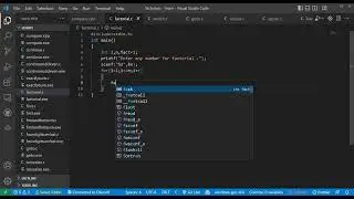 To find the factorial of a given number in C Program.