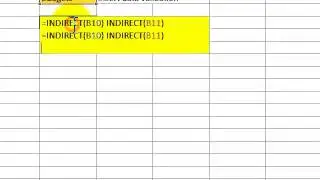 Excel - combination of hlookup and vlookup using INDIRECT and SUBSTITUTE functions