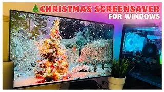 Christmas Screensaver Windows 2024 | Snow Falling Windows 7, 8, 10, 11 screensaver