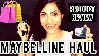 MAYBELLINE NEW YORK MAKEUP HAUL / REVIEW | Drugstore makeup