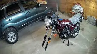 Racer rc150-23a Tourist, ревизия передней вилки.