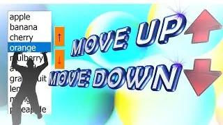 Excel VBA - How to move up and move down Listbox items