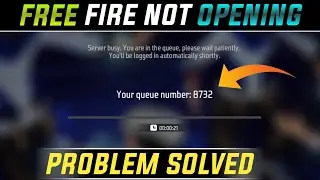 Server Busy 😃 Problem Solution ! Free Fire New Glitch ! Free Fire Not Opening Problem Solution