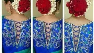 stylish blouse back neck designs // fashion life with meena