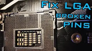 Fix Intel Socket LGA Broken Pins (Stupid solution)