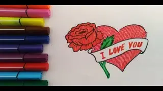 Yurak rasmini chizish ❤️ | Oson rasm chizish