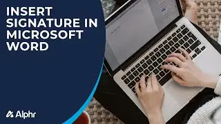 How to Insert a Signature in Microsoft Word