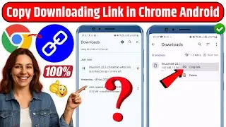 How to Copy File Downloading Link in Chrome App on Android | Chrome Download Link Copy Kaise Kare