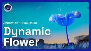 C4D Tutorial | Flower Opening | Mixing Your Animation with Simulation and New Particle System!