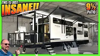 New Ultimate Lakeside & Seasonal RV Setup! 2025 Wildwood 42VERANDA Destination Trailer