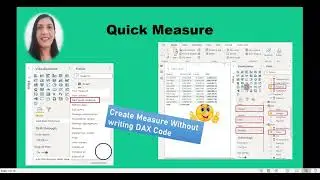 DAX || How to create a Quick Measure in POWER BI DESKTOP