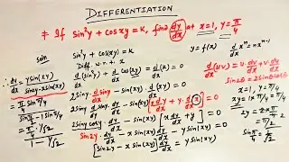 Derivatives - Implicit and Explicit Functions