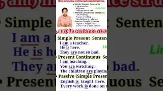 IS/ARE/AM in ONE minute #shorts #shortsenglishvideos