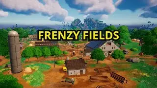 Land at FRENZY FIELDS or SHATTERED SLABS !! - Fortnite