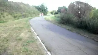 Приучаю бегать сестру и ее подружку