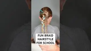 FUN BRAID HAIRSTYLE | Audrey and Victoria #hairstyle #hairtutorial