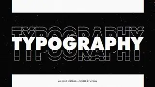 Glitch Kinetic Typography - AE Template