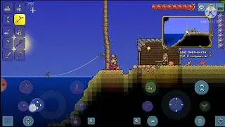 Выживание в Terraria. Учусь рыбачить.