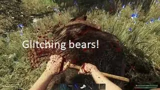 How to Glitch Bears behind tree in Subsistence!