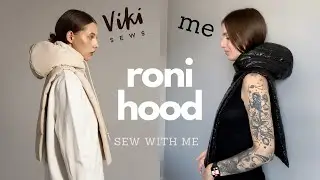 Roni Hood - sew with me! || First time trying Viki Sews pattern!