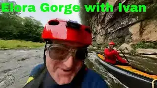 Elora Gorge whitewater canoeing with Ivan