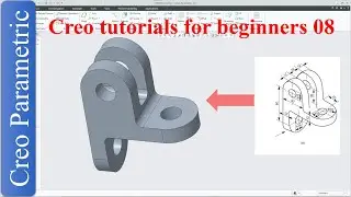 Creo parametric tutorials for beginners|creo|proE|tutorial-08