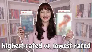 reading the highest & lowest rated book on my tbr 📚| spoiler free reading vlog